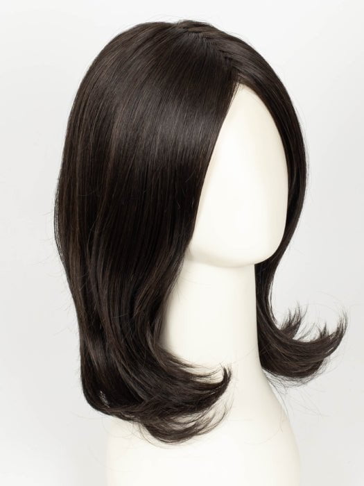 RL2/4 OFF BLACK | Black Evenly Blended with Dark Brown Highlights