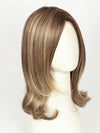 RL12/22SS SHADED CAPPUCCINO | Light Golden Brown Evenly Blended with Cool Platinum Blonde Highlights with Dark Roots