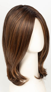 RL8/29SS SHADED HAZELNUT | Warm Medium Brown Evenly Blended with Ginger Blonde with Dark Roots