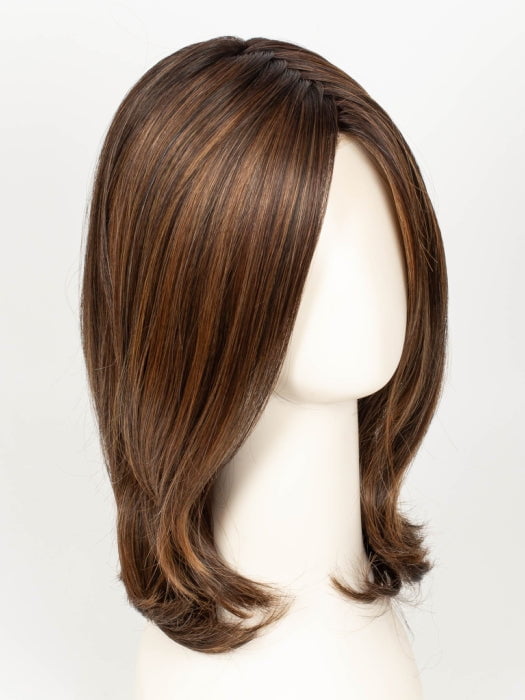 RL8/29SS SHADED HAZELNUT | Warm Medium Brown Evenly Blended with Ginger Blonde with Dark Roots