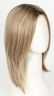 SSB16-10/R10 | Medium Blonde Light Brown Blend Rooted Light Brown 