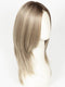 SPARKLING CHAMPAGNE R | Medium Ash Brown roots transition into Shimmering Champagne Blonde characterized by Pale Golden Hues with subtle Ivory and Platinum undertones reminiscent of a sparkling glass of bubbly