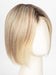 101/88/27S8 CATALINA BLONDE | Pale blonde with Pure White Natural Violet halo highlights, shaded medium brown 