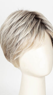 GF19-23SS BISCUIT | Light Ash Blonde Evenly Blended with Cool Platinum Blonde with Dark Roots