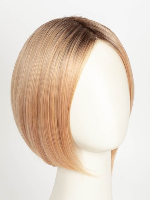 PEACH BLONDE SHADED | A soft, honey blonde that’s sun -kissed with a peach hue and radiant.