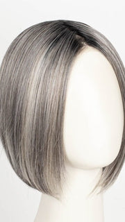 DARK GREY FROSTED | A sophisticated, cool-toned grey with highlights that give your hair an icy, chic vibe.