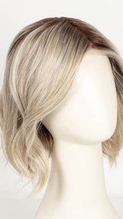 MILKY-OPAL | A Blend of Creamy Blonde and White Blonde Rooted with Warm Brown