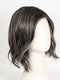 TRUFFLE RIBBON R | Off-Black base with Warm Medium Brown and Silver highlights. The Dark Brown Root creates a naturally dimensional appearance