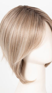 BUTTERCAKE BLONDE-R | A neutral-warm blonde blend featuring light brown, ash, and lightest blonde tones with natural-looking darker roots for added depth and realism.