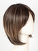 TRUFFLE CREAM-R | A chocolate truffle-inspired medium brown base with creamy light blonde highlights and dark roots, creating a balanced, multidimensional brunette.