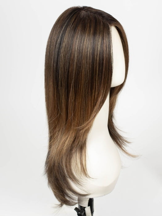 FRENCH ROAST BROWN-R | A deep, luxurious brunette featuring a dark brown base with warm bronze and subtle red undertones. Softly rooted for natural depth and dimension.