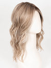 BUTTERCAKE BLONDE-R | A neutral-warm blonde blend featuring light brown, ash, and lightest blonde tones with natural-looking darker roots for added depth and realism.
