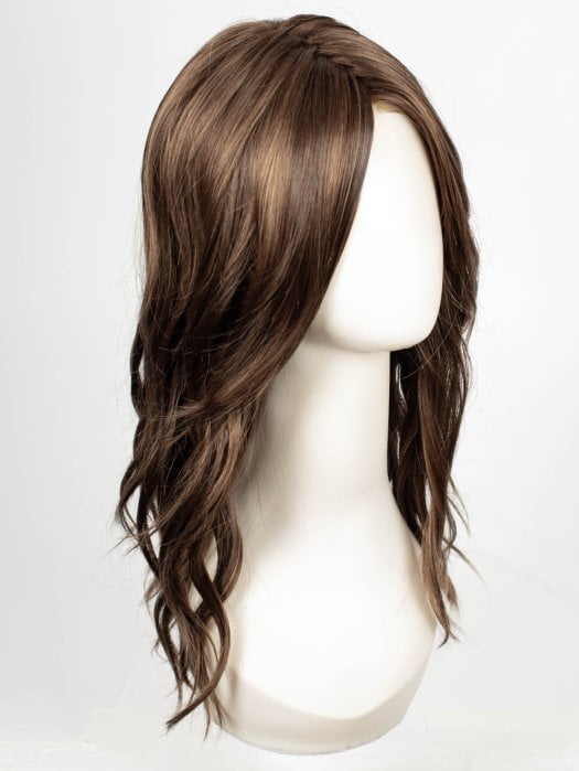 8RH14 MOUSSE CAKE | Medium Brown with 33% Medium Natural Blonde Highlights