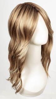 12FS8 SHADED PRALINE | Light Gold Brown, Light Natural Gold Blonde & Pale Natural Gold-Blonde Blend, Shaded with Medium Brown