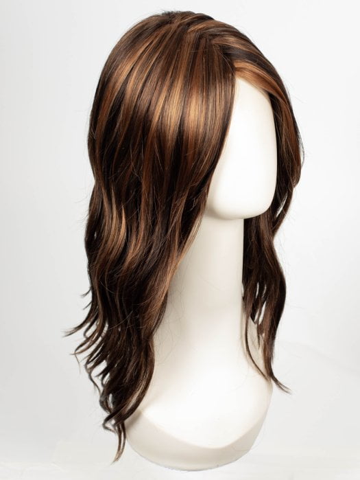 FS6/30/27 TOFFEE TRUFFLE | Brown, Medium Red-Gold, Medium Red-Gold Blonde Blend with Medium Red Gold Blonde Bold Highlights