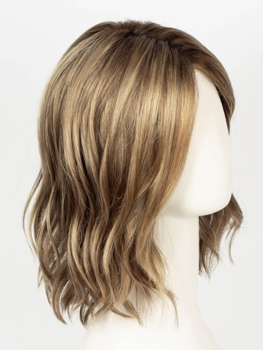TOASTED SESAME | Medium Brown roots with overall Warm Cinnamon base and Golden Blonde highlights