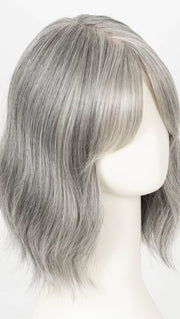92 MOONLIGHT | Pure White with 5% Medium Brown Front, Grey with 30% Medium Brown Middle, Dark Brown with 65% Grey Nape