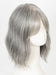 92 MOONLIGHT | Pure White with 5% Medium Brown Front, Grey with 30% Medium Brown Middle, Dark Brown with 65% Grey Nape