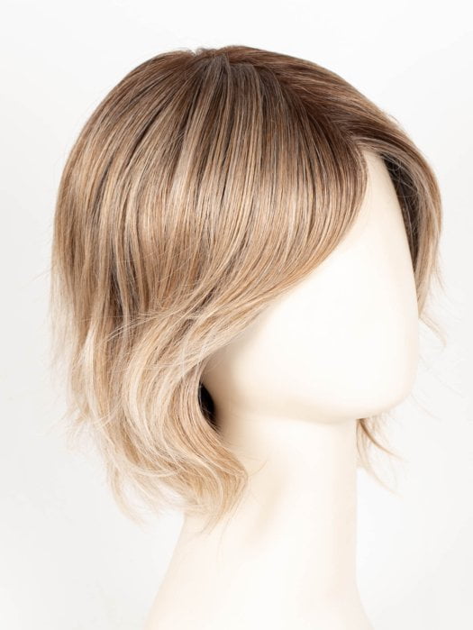 MELTED-MARSHMALLOW | Subtly Warm Dark Sandy Blonde Blend with Medium Brown Roots and Light Ash Blonde Tips and Highlights