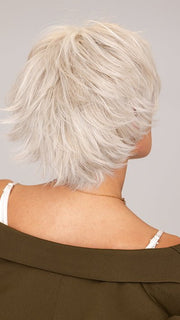 Roxie wearing STAR by RENE OF PARIS in GHOST-BLOND | Pearl Cream Blond with Platinum Undertones