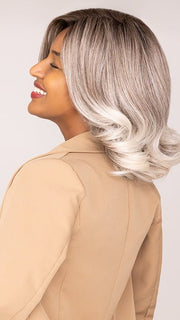 Sophia wearing CHANTELLE by KIM KIMBLE in MC119/23SS SWEET CREAM | Pale Blonde with Dark Roots