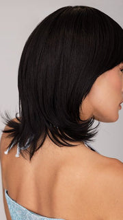 ROXIE wearing INVIGORATION by GABOR in BLACK | Black or Jet Black Hair