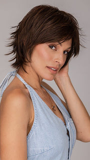 ROXIE wearing SWEET DELIGHT by GABOR in MEDIUM-BROWN | Chestnut Brown