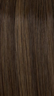 8RH14 MOUSSE CAKE | Medium Brown with 33% Medium Natural Blonde Highlights    