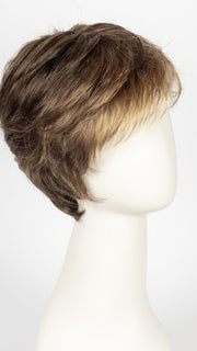R9F26 MOCHA FOIL | Warm Medium Brown with Medium Golden Blonde Highlights Around the Face