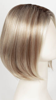 101/88/27S8 CATALINA BLONDE | Pale blonde with Pure White Natural Violet halo highlights, shaded medium brown