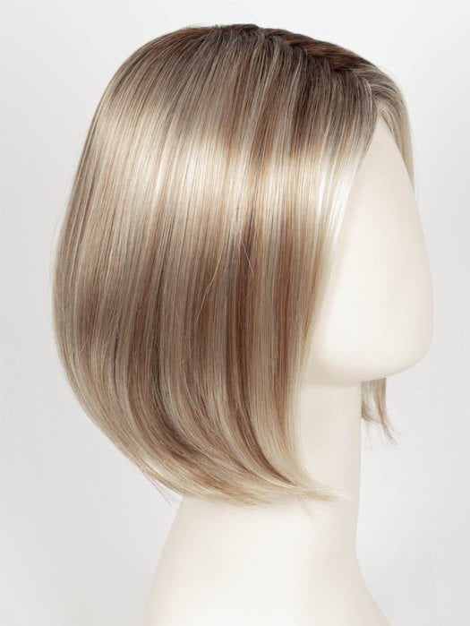 101/88/27S8 CATALINA BLONDE | Pale blonde with Pure White Natural Violet halo highlights, shaded medium brown