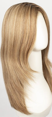 SS12/22 SHADED CAPPUCCINO | Light Golden Brown Evenly Blended with Cool Platinum Blonde Highlights and Dark Roots