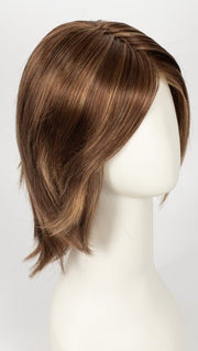 R3025S+ GLAZED CINNAMON | Medium Auburn with Ginger Blonde Highlights on Top