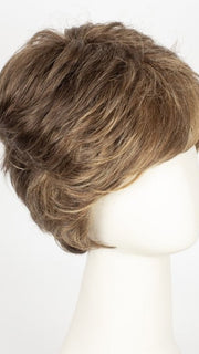 R9F26 MOCHA FOIL | Warm Medium Brown with Medium Golden Blonde Highlights Around the Face