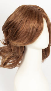 R3025S GLAZED CINNAMON | Medium Auburn with Ginger Blonde Highlights on Top