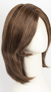 R9S GLAZED MAHOGANY | Warm Medium Brown with Ginger Highlights on Top