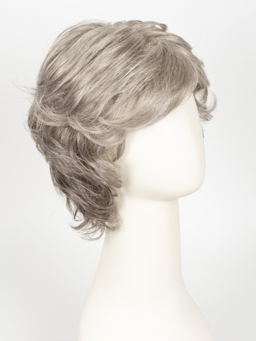 R119G SILVER AND SMOKE | Light Brown with 80% Gray in Front Gradually into 50% Gray Towards the Nape