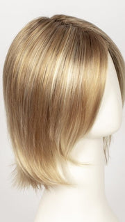 CARAMEL ROOTED | Medium Gold Blonde and Light Gold Blonde Blend with Light Brown Roots