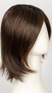 CHOCOLATE ROOTED | Medium to Dark Brown base with Light Reddish Brown highlights and Dark Roots