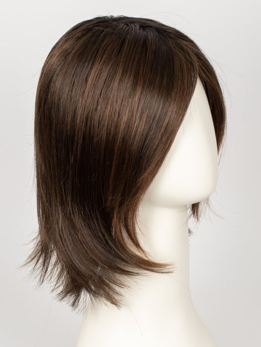 CHOCOLATE ROOTED | Medium to Dark Brown base with Light Reddish Brown highlights and Dark Roots
