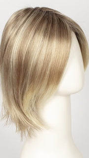 SANDY BLONDE ROOTED | Medium Honey Blonde, Light Ash Blonde, and Lightest Reddish Brown blend with Dark Roots