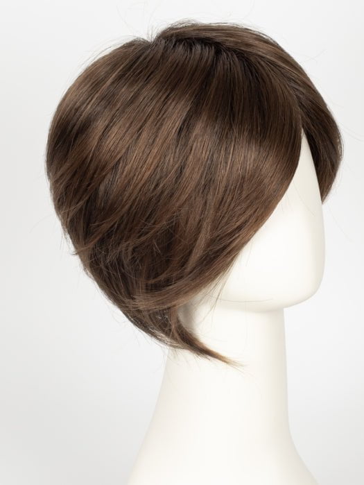 CHOCOLATE ROOTED | Medium to Dark Brown base with Light Reddish Brown highlights and Dark Roots