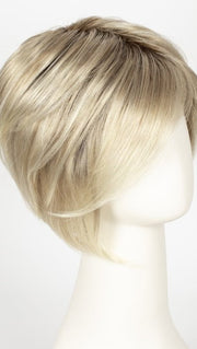 CHAMPAGNE ROOTED | Light Beige Blonde, Medium Honey Blonde, and Platinum Blonde blend with Dark Roots