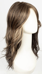 COFFEE BROWN LIGHTED 8.6.16 | Medium Brown and Dark Brown with Medium Blonde Blend with Highlights Throughout and Concentrated in the Front