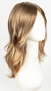 TOFFEE BLONDE ROOTED 27.20 | Dark Strawberry Blonde with Light Strawberry Blonde Blend and Shaded Roots