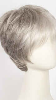 SNOW MIX | Pure Silver White with 10% Medium Brown & Silver White with 5% Light Brown Blend