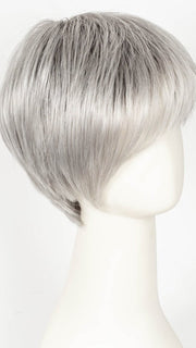 METALLIC GREY ROOTED 60.51 Pearl White, Darkest/Lightest Brown with Grey Blend with Shaded Roots