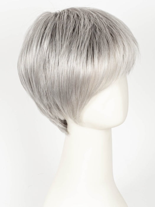 METALLIC GREY ROOTED 60.51 Pearl White, Darkest/Lightest Brown with Grey Blend with Shaded Roots