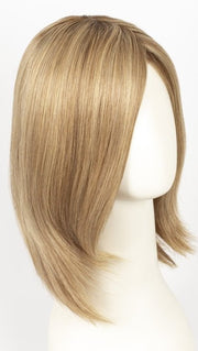 SANDY BLONDE ROOTED | Medium Honey Blonde, Light Ash Blonde, and Dark Ash Blonde blend with Dark Roots