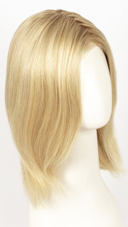 CHAMPAGNE ROOTED | Light Ash Blonde, Medium Golden Blonde,and Medium Honey Blonde blend and Dark Roots